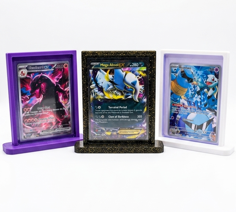 Trading Card Top Loader Display Case