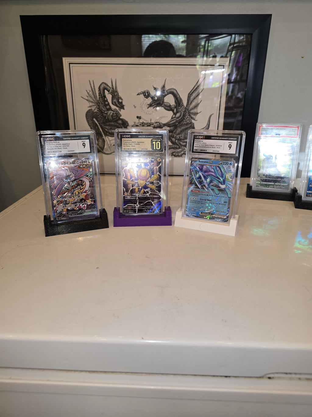 CGC Graded Slab Display Stand, With and Without Pokeball