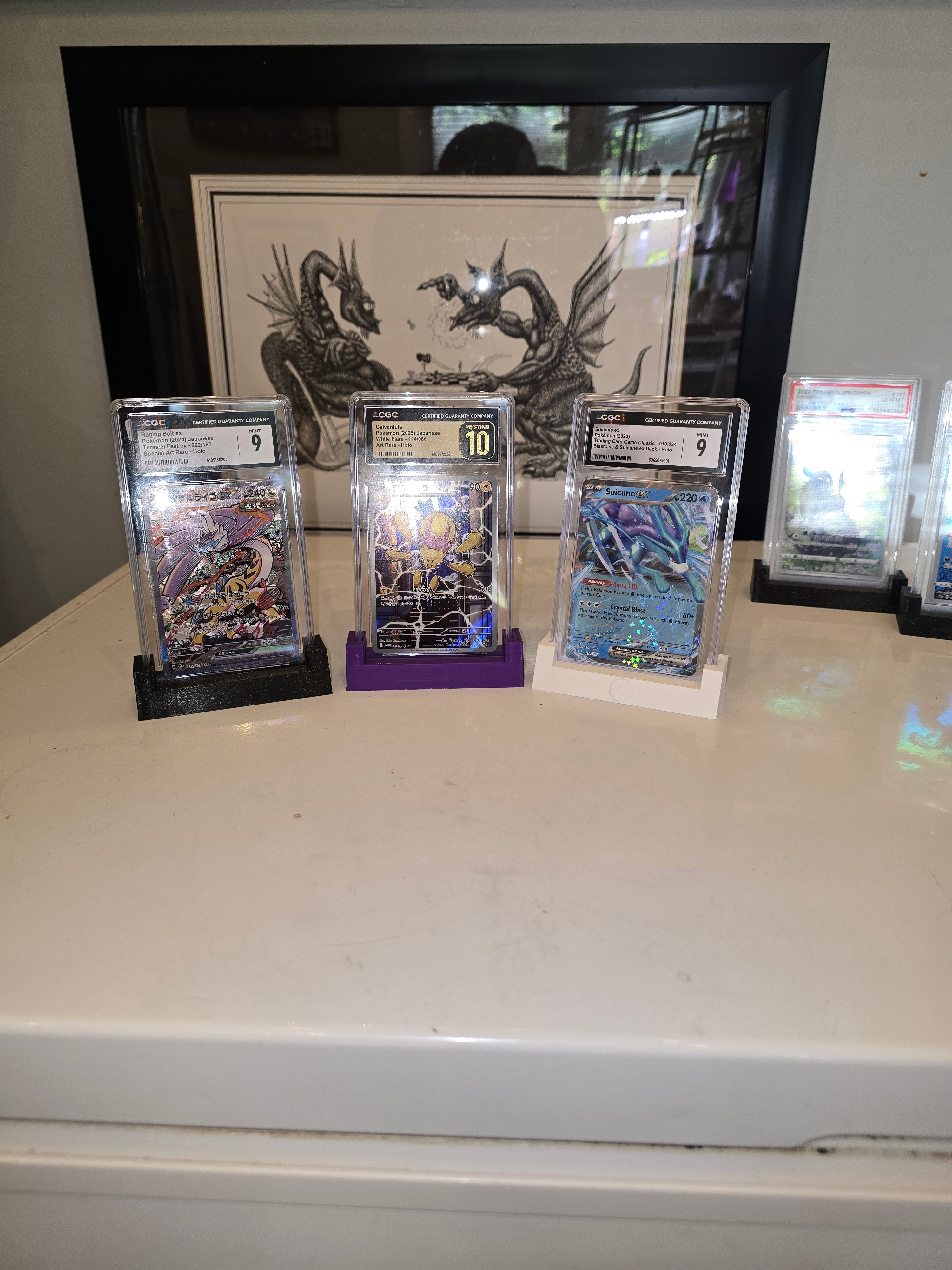 CGC Graded Slab Display Stand, With and Without Pokeball
