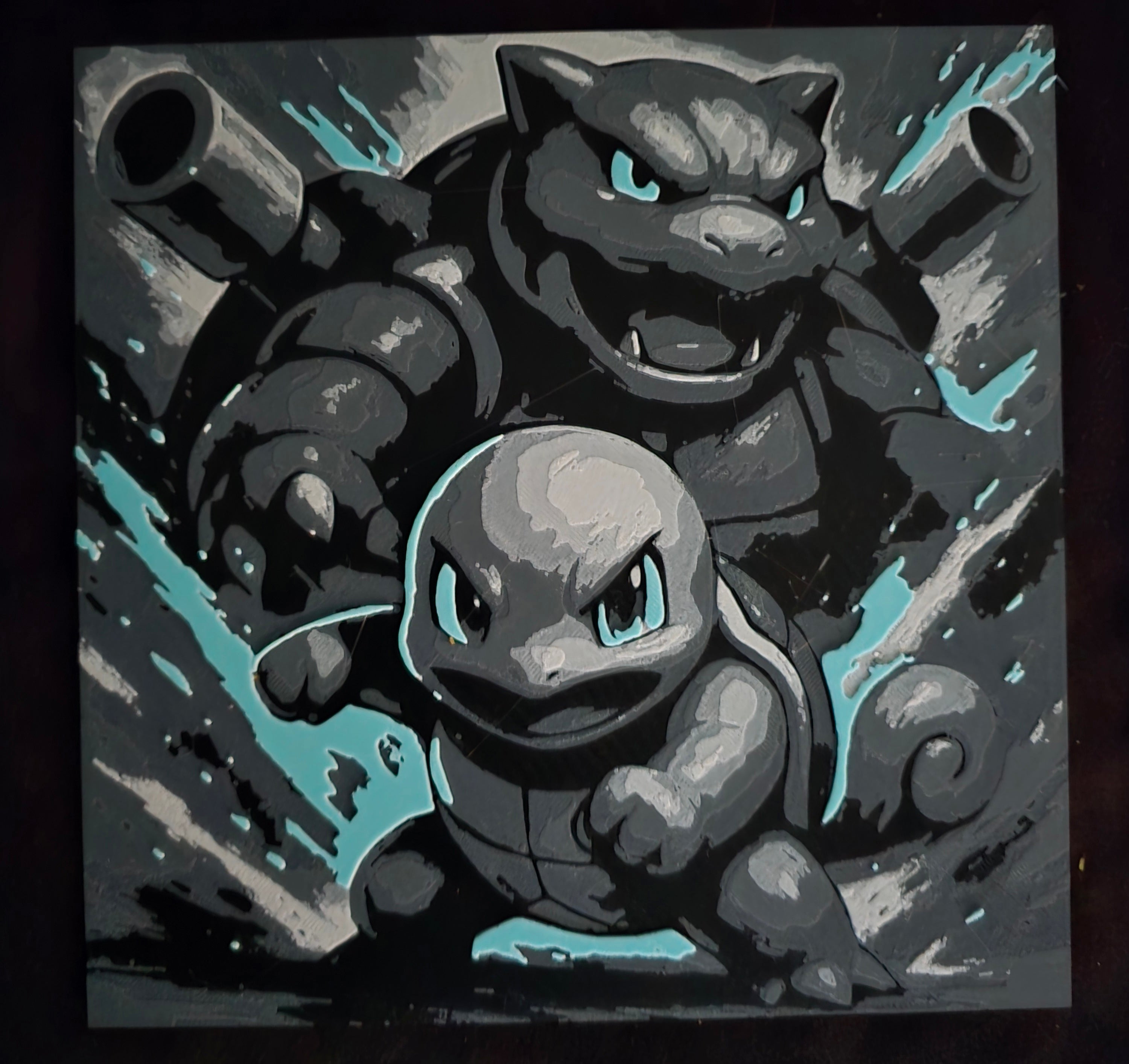 Squirtle and Blastoise