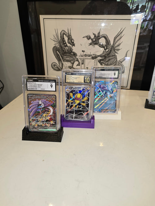 CGC Graded Slab Display Stand, With and Without Pokeball