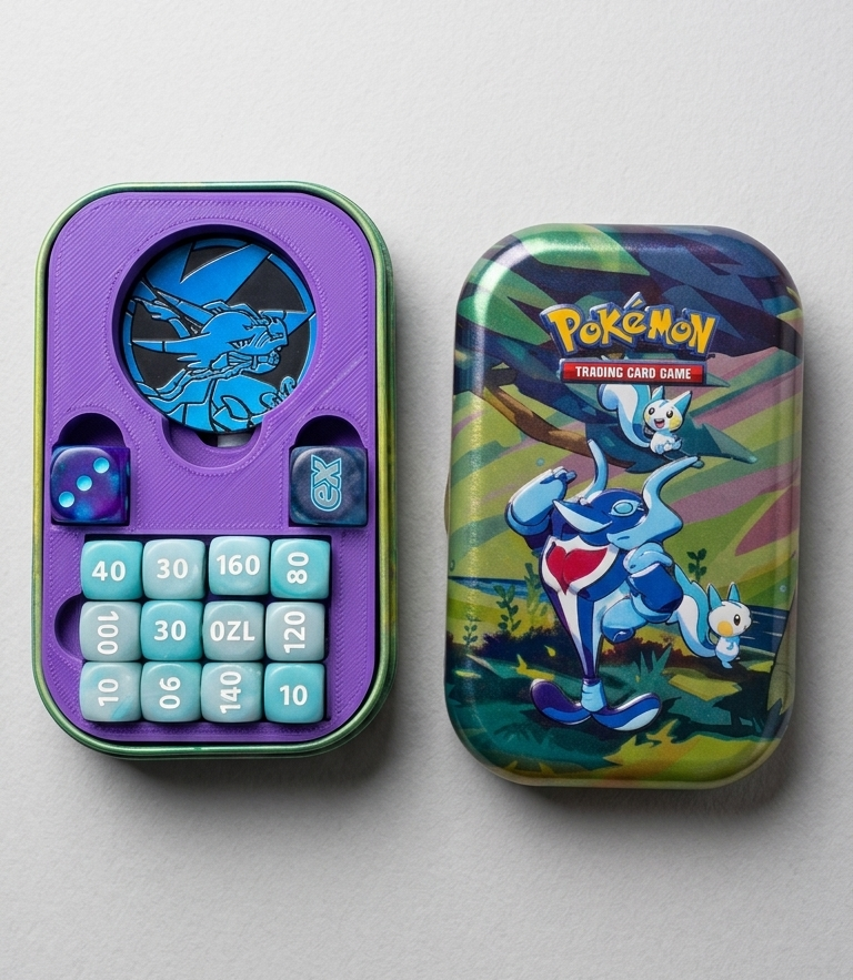 Pokemon Mini Tin Dice/Status Token Insert