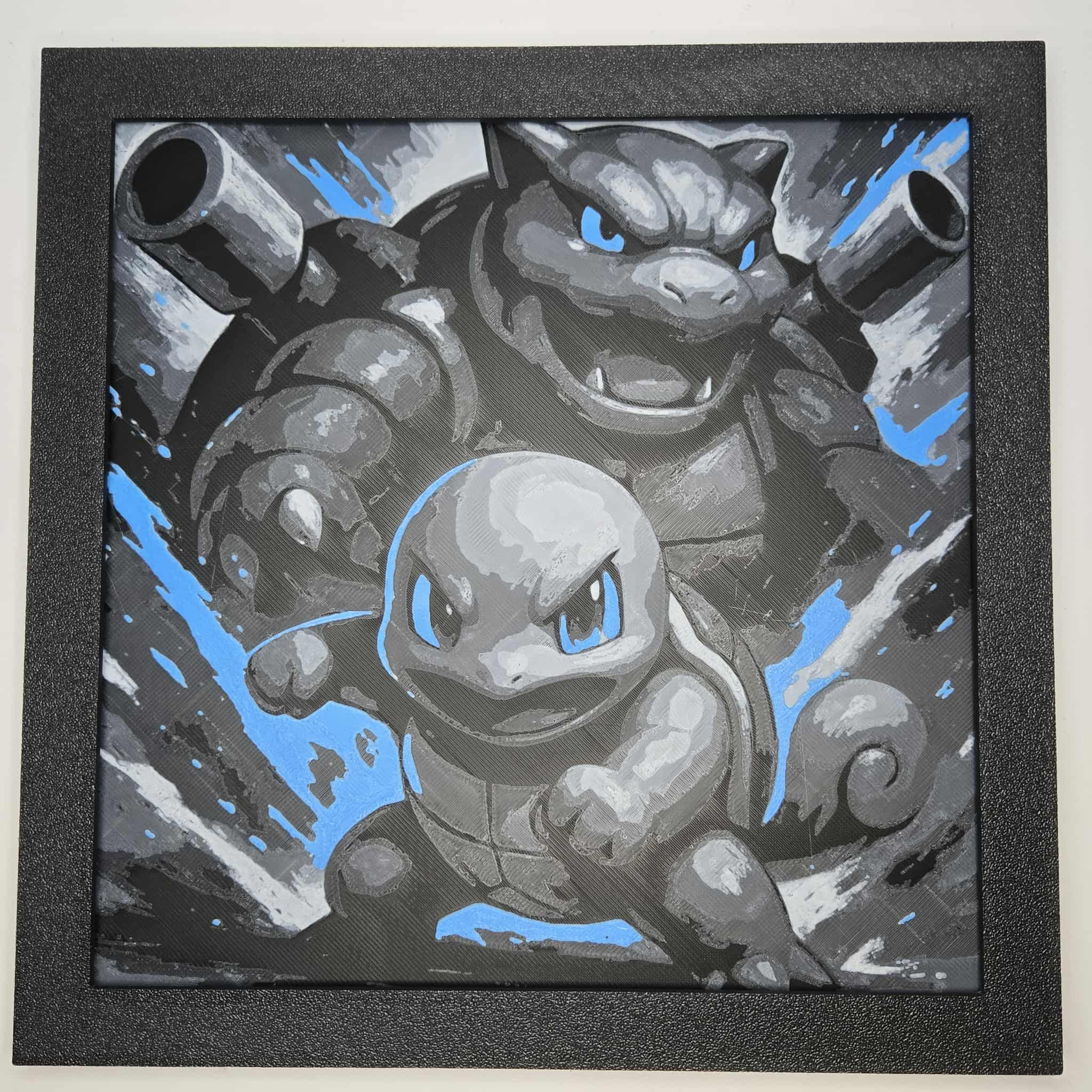 Squirtle and Blastoise