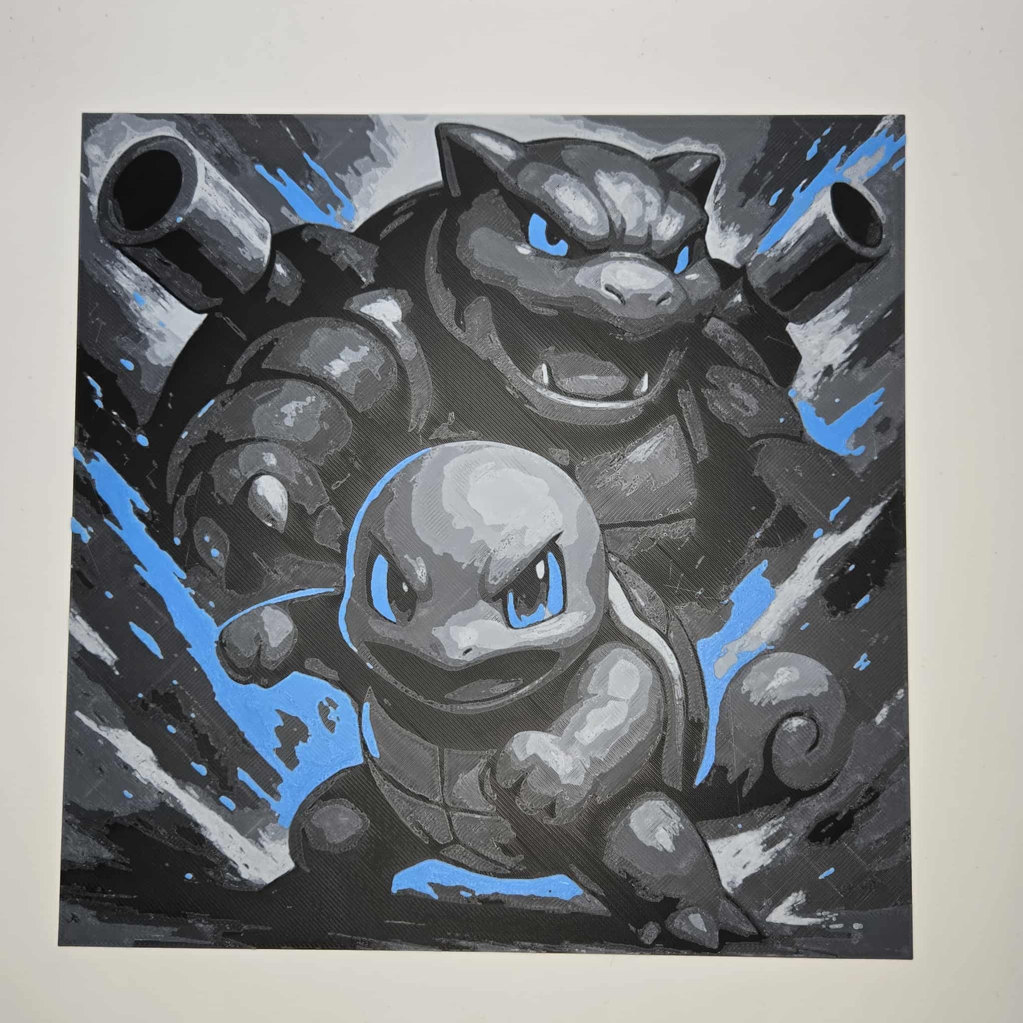 Squirtle and Blastoise